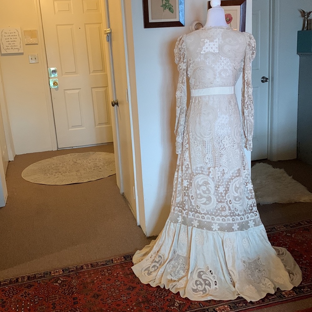 LoveShackFancy Cream Maxi Dress - Picture 9 of 16